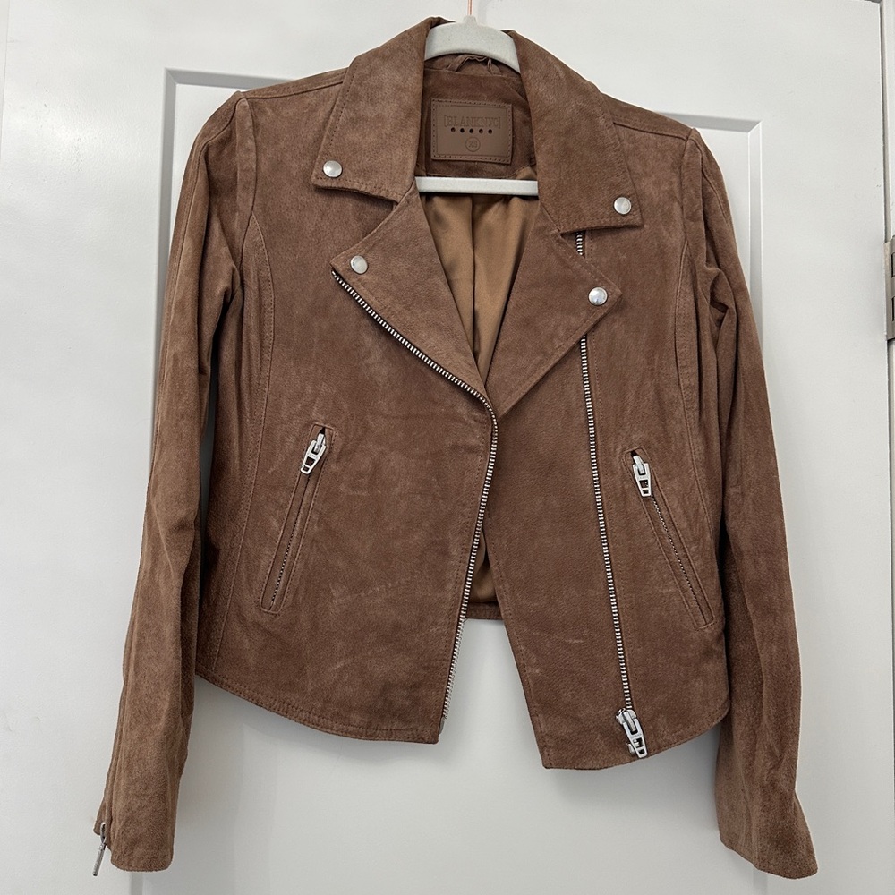 Genuine Suede Blank NYC Jacket